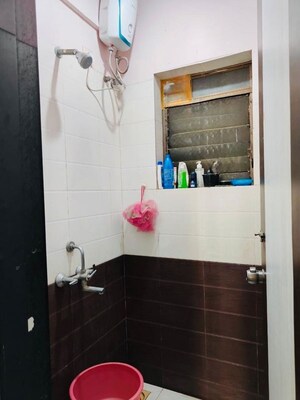 Bathroom in 1 BHK Apartment at Aangan CHS Kharghar, Kharghar Sector 19 – for Rent