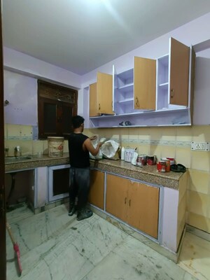 Kitchen in 1 BHK Builder Floor at Panchsheel Vihar – for Rent