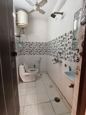 Bathroom in 2 BHK Builder Floor at Malviya Nagar – for Rent