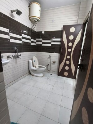 Bathroom in 2 BHK Builder Floor at Malviya Nagar – for Rent