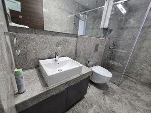 Bathroom in 3 BHK Apartment at Raheja Imperia, Worli – for Rent