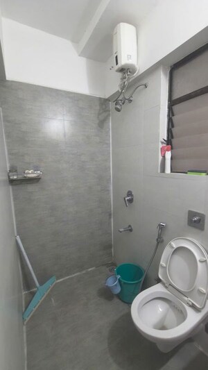 Bathroom in 2 BHK Apartment at Roshan Milestone, Tathawade – for Rent