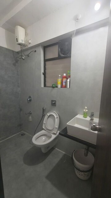Bathroom in 2 BHK Apartment at Roshan Milestone, Tathawade – for Rent