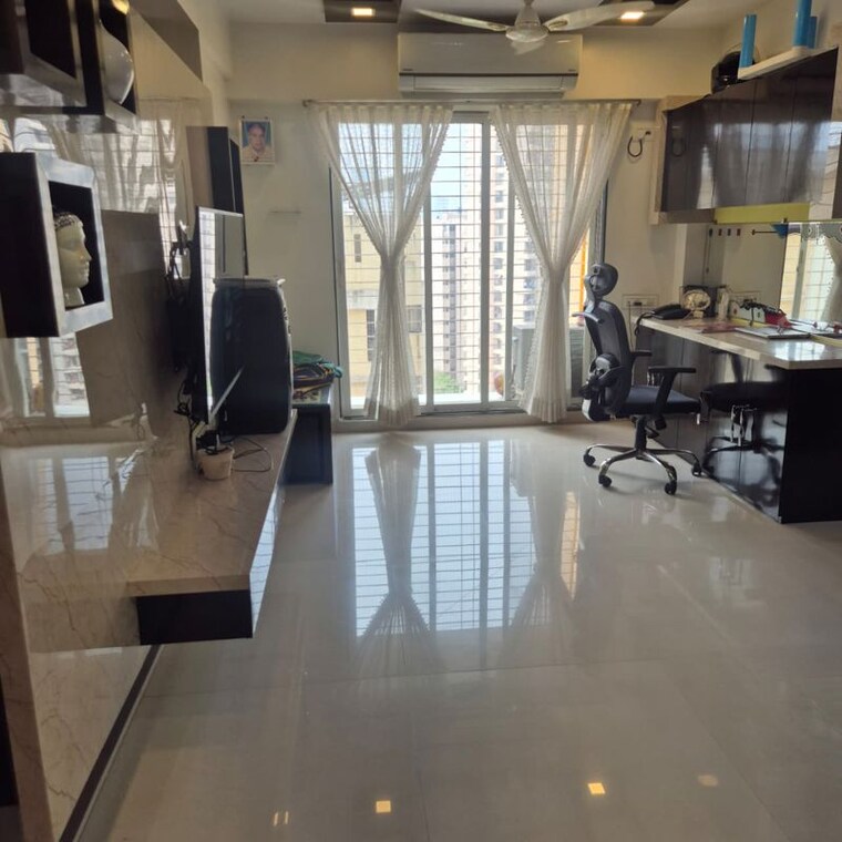 Living Room, cosmos-empress-park 2 Bedroom 760 Sq.Ft. Apartment In Ghodbunder Road Thane 10128185