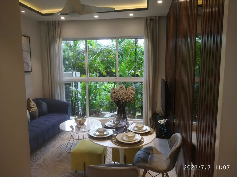 Living Room, lodha-crown-taloja-quality-homes 2 Bedroom 440 Sq.Ft. Apartment In Dombivli East Thane 10128315