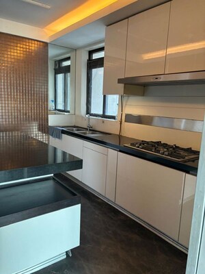 Kitchen in 4 BHK Apartment at Lodha Trump Tower, Worli – for Rent