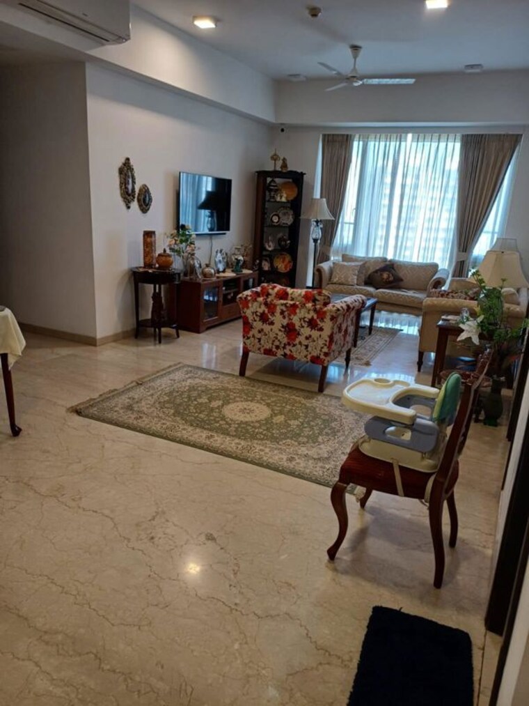 Living Room, lodha-kiara 5 Bedroom 2200 Sq.Ft. Apartment In Worli Mumbai 10128424