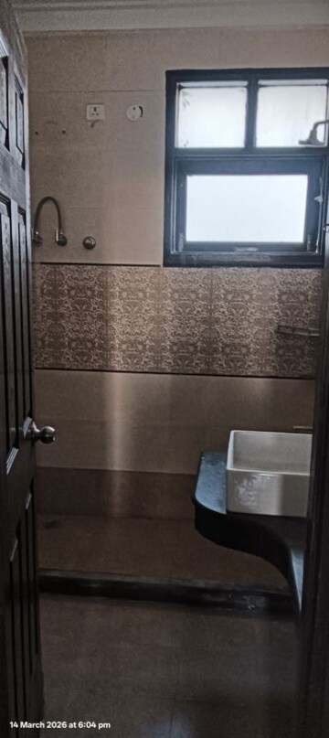 Bathroom in 3 BHK Apartment at Golden Sand Apartments, Dhakoli – for Rent