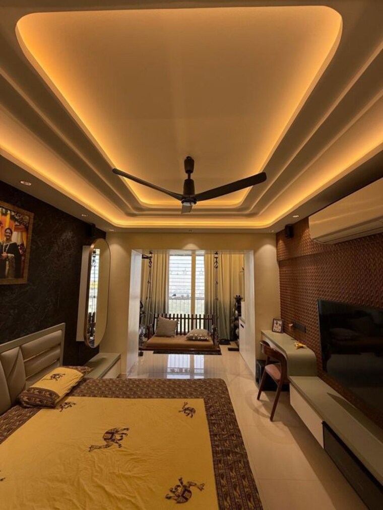 Living Room, dhayari 2 Bedroom 970 Sq.Ft. Apartment In Dhayari Pune 10128421