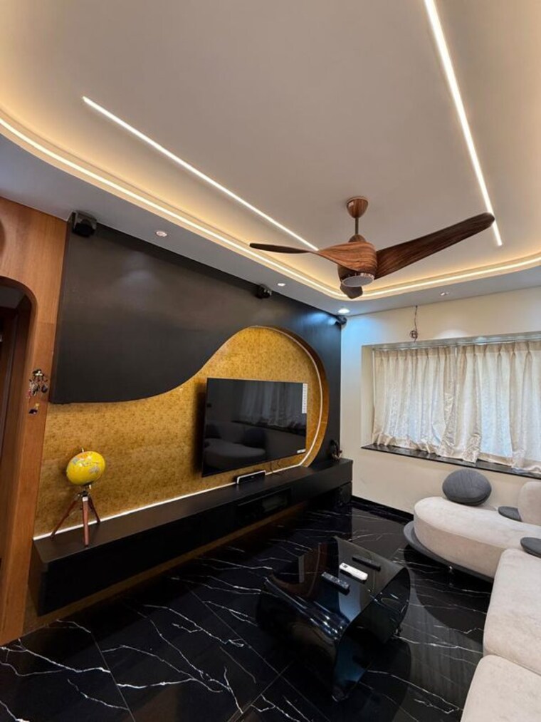 Living Room, dhayari 2 Bedroom 970 Sq.Ft. Apartment In Dhayari Pune 10128421