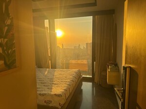 Bedroom in 3 BHK Apartment at Lodha Trump Tower, Worli – for Rent