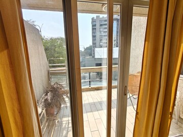 Balcony in 3.5 BHK Apartment at Waterfront Condominiums, Kalyani Nagar – for Rent