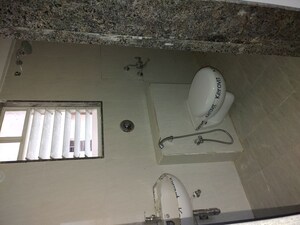 Bathroom in 3 BHK Apartment at Rohan Seher, Baner – for Rent