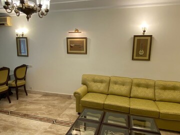 Living Room in 3 BHK Apartment at Ambience Island Lagoon, Sector 24 – for Rent