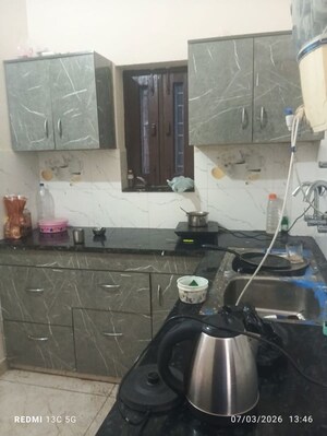 Kitchen in 2 BHK Builder Floor at Jakhan – for Rent