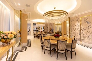 Living Room in 4 BHK Apartment at Provenance Four Seasons Private Residences, Worli – for Rent