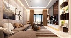 3.5 BHK + Servant Room,Extra Room Apartment For Sale in Oxy Beaumonde