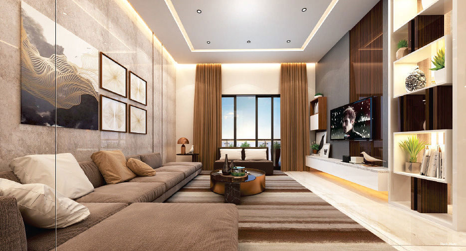 3.5 BHK + Servant Room,Extra Room Apartment For Sale in Oxy Beaumonde