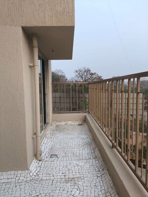 Balcony in 1 BHK Apartment at Metropolis Bayside, Kasarvadavali – for Rent