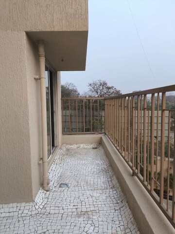 Balcony in 1 BHK Apartment at Metropolis Bayside, Kasarvadavali – for Rent