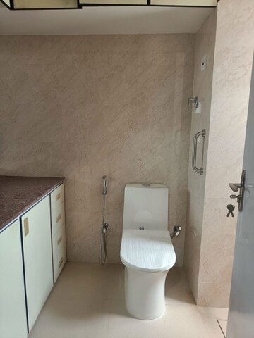 Bathroom in 3 BHK Apartment at Sky Anchorage, Versova – for Rent