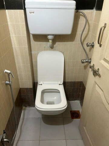 Bathroom in 2 BHK Apartment at New Mhada Colony, Powai – for Rent