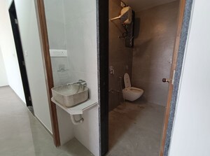 Bathroom in 2.5 BHK Apartment at Gami Asters, Ghansoli – for Rent