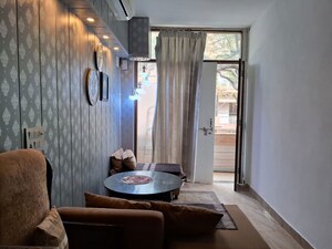 Living Room in 1 BHK Builder Floor at Kalkaji – for Rent