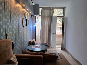 Living Room in 1 BHK Builder Floor at Kalkaji – for Rent