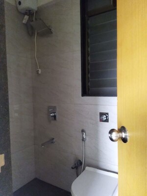 Bathroom in 1 BHK Apartment at Chandak 34 Park Estate, Goregaon West – for Rent