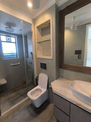Bathroom in 3 BHK Apartment at Bandra West – for Sale