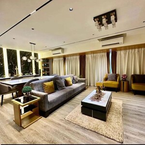 Living Room in 3 BHK Apartment at Bandra West – for Sale