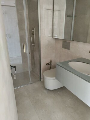 Bathroom in 4 BHK Apartment at Lodha World View, Worli – for Rent