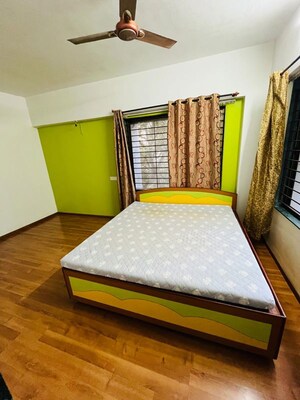 Bedroom in 3 BHK Apartment at Prahlad Nagar – for Rent