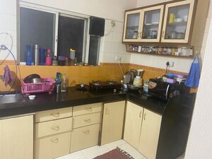Kitchen in 2 BHK Apartment at Siddhivinayak Ginger, Pimple Saudagar – for Rent