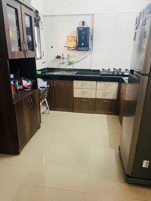 Kitchen in 2 BHK Apartment at Greenland Society, Pimple Saudagar – for Rent