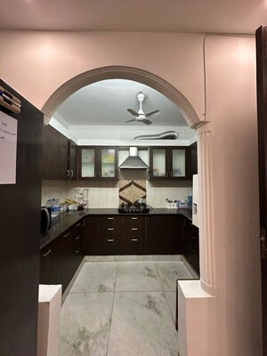 Kitchen in 3 BHK Builder Floor at Chittaranjan Park – for Rent