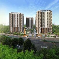 3 BHK + Pooja Room Apartment For Sale in Cybercity West Brook