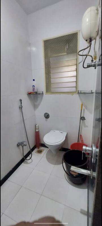 Bathroom in 1 BHK Apartment at Bali Residency, Malad West – for Rent