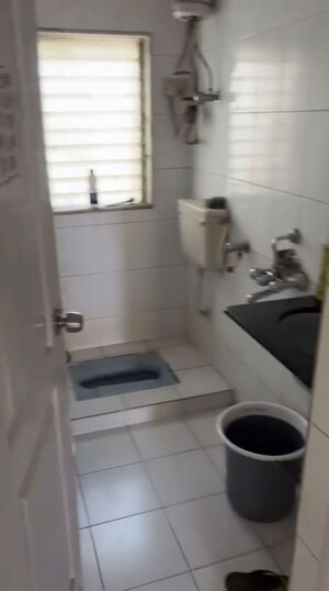 Bathroom in 1 BHK Apartment at Manpada – for Rent
