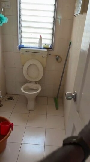 Bathroom in 1 BHK Apartment at Manpada – for Rent