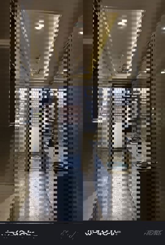 Building Lobby in 4 BHK Builder Floor at Unitech Deerwood Chase, Nirvana Country – for Rent