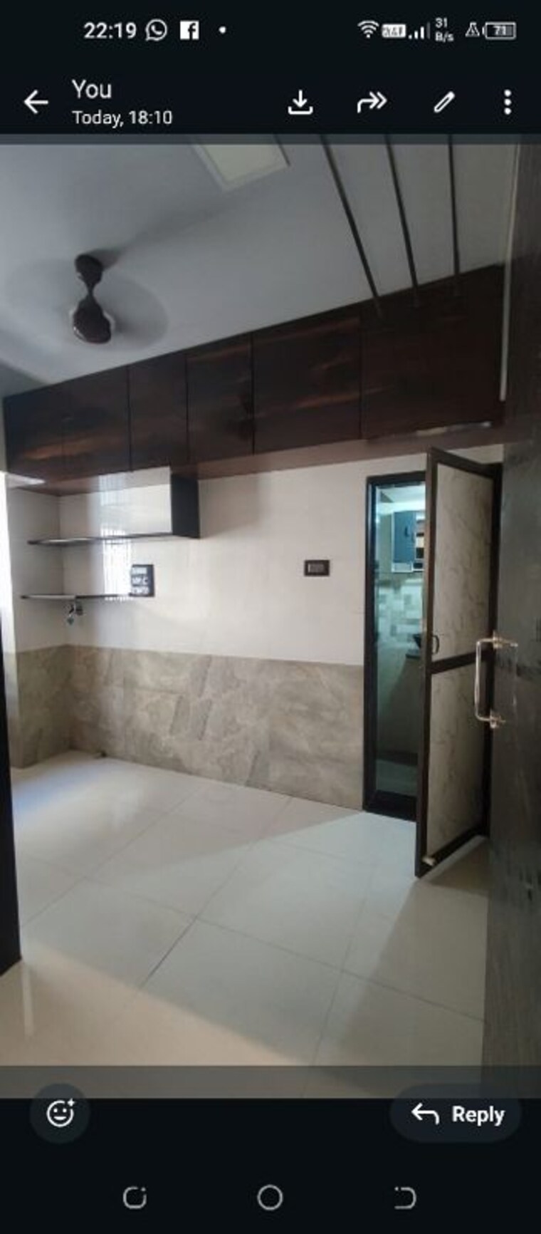 Kitchen, mahim west 1 RK 285 Sq.Ft. Apartment In Mahim West Mumbai 10128773