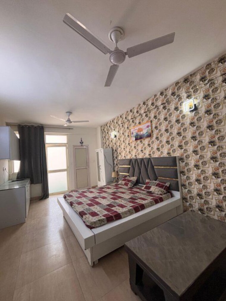 Bedroom, radhey-krishna-orchid 1 RK 450 Sq.Ft. Builder Floor In Sector 101 Noida 10128765