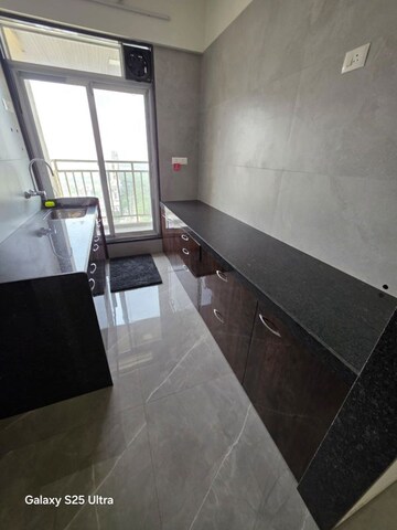 Kitchen in 3 BHK Apartment at Gami Asters, Ghansoli – for Rent