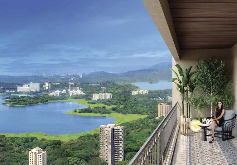 Balcony, powai 2.5 Bedroom 918 Sq.Ft. Apartment In Powai Mumbai 10128830