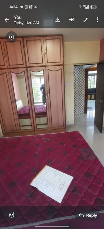 Bedroom in 3 BHK Apartment at Bhoomi Park, Malad West – for Rent