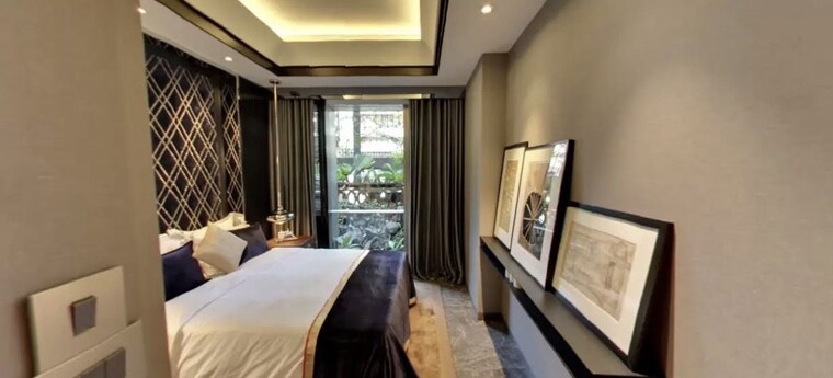 Living Room, upper worli 3 Bedroom 1674 Sq.Ft. Apartment In Upper Worli Mumbai 10128884