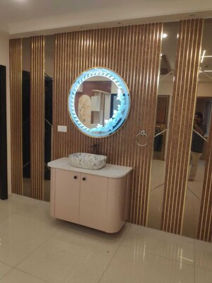 Bathroom in 3 BHK Apartment at Rajapushpa Provincia, Narsingi – for Rent