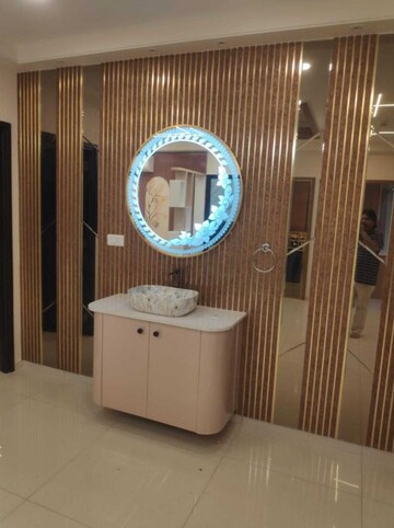 Bathroom in 3 BHK Apartment at Rajapushpa Provincia, Narsingi – for Rent